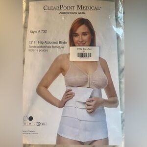 Black Abdominal Binder